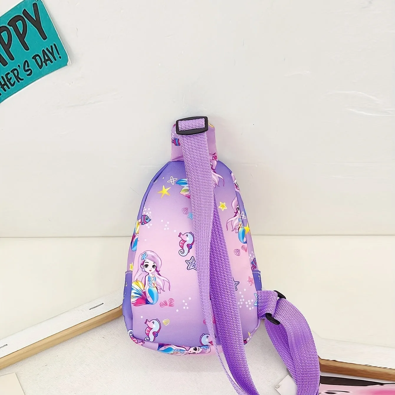 Adorable Mermaid Crossbody Bag Set  Perfect Gift for Girls