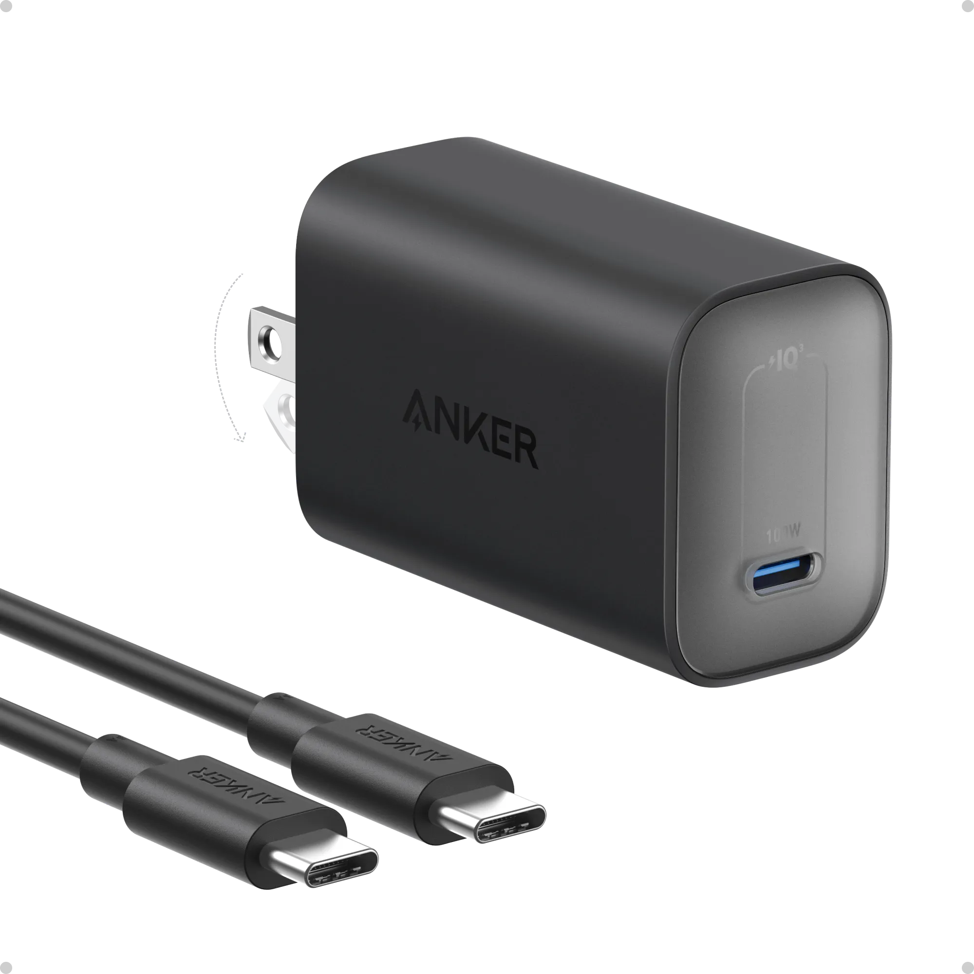 Anker Nano Charger (100W) with USB-C Cable