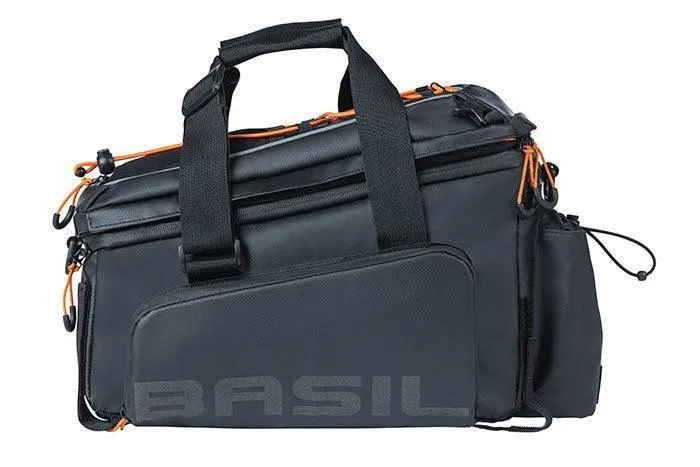 Basil Miles 9-36L Tarpaulin Trunkbag XL Pro - Black / Orange