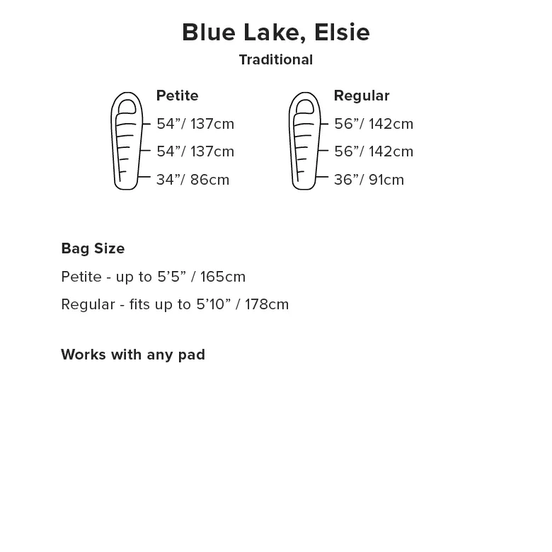 Big Agnes Elsie -9C Synthetic (FireLine-Pro) Womens Sleeping Bag