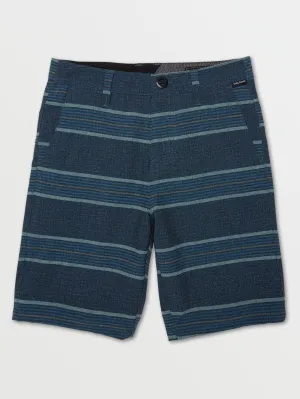 Big Boys Frickin Surf N' Turf Mix Hybrid Shorts - Navy