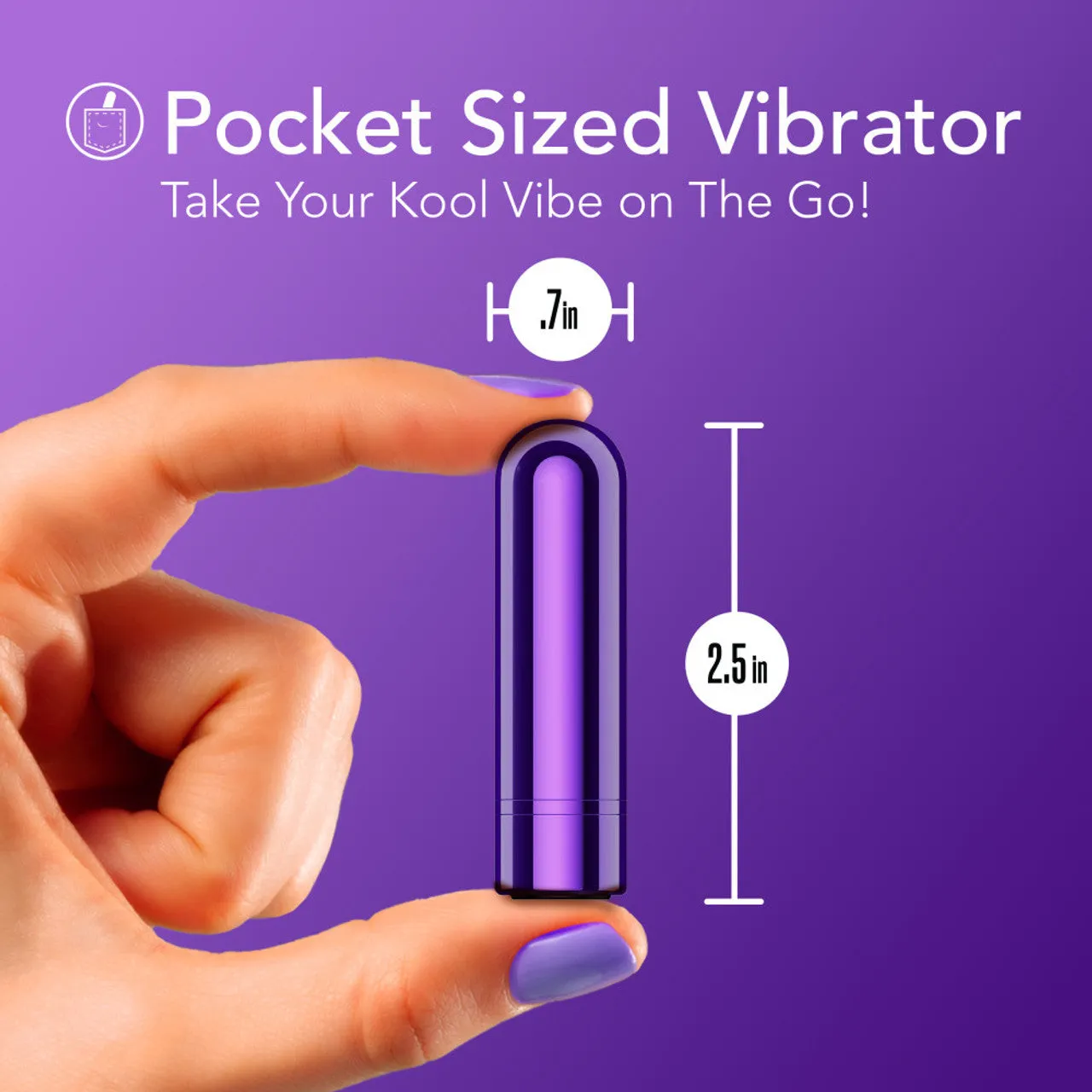 Blush Kool Vibes Rechargeable Mini Bullet