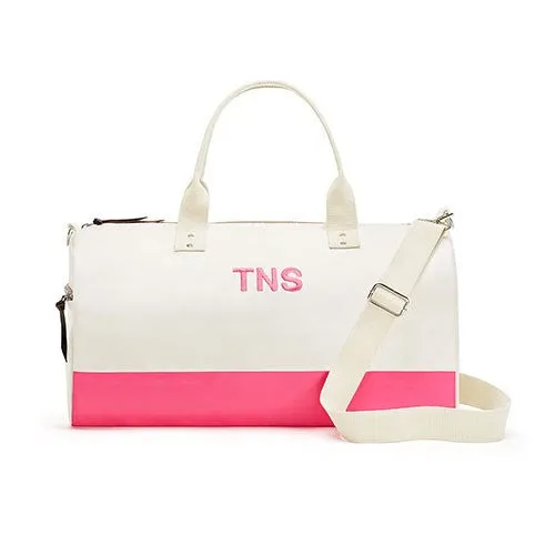 Canvas Personalized Women's Weekend Overnight Bag