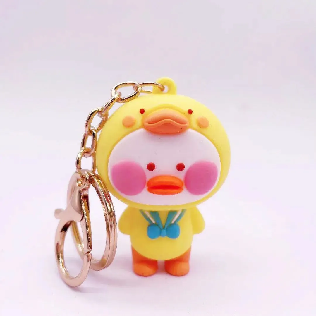 Cartoon Duck Fancy Keychain