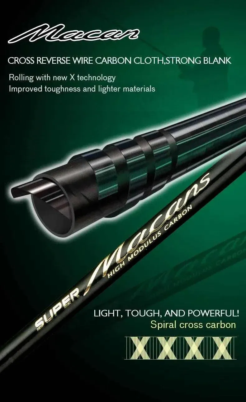 CEMREO MACAN Spinning Carbon Rod (1.8m / 2.4m)