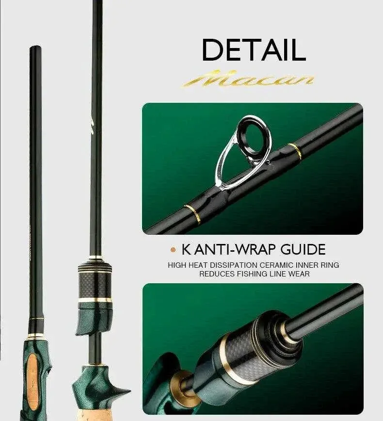 CEMREO MACAN Spinning Carbon Rod (1.8m / 2.4m)