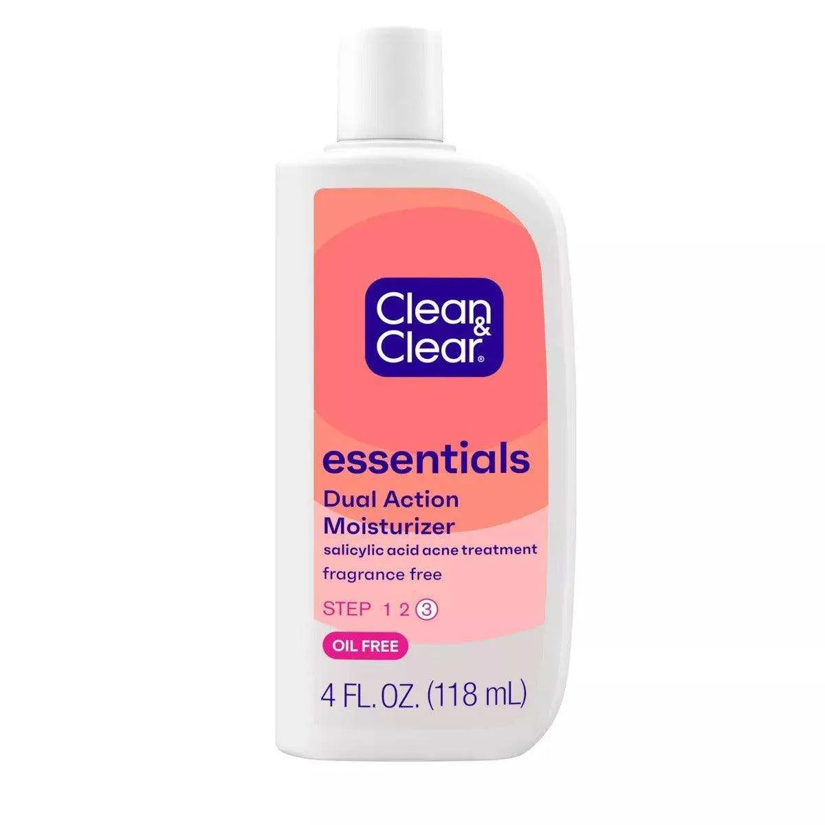 Clean & Clear Essentials Oil-Free Dual Action Moisturizer - 4 fl oz