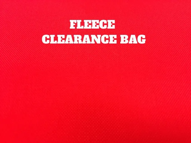 CLEARANCE BAG PF8, Fleece