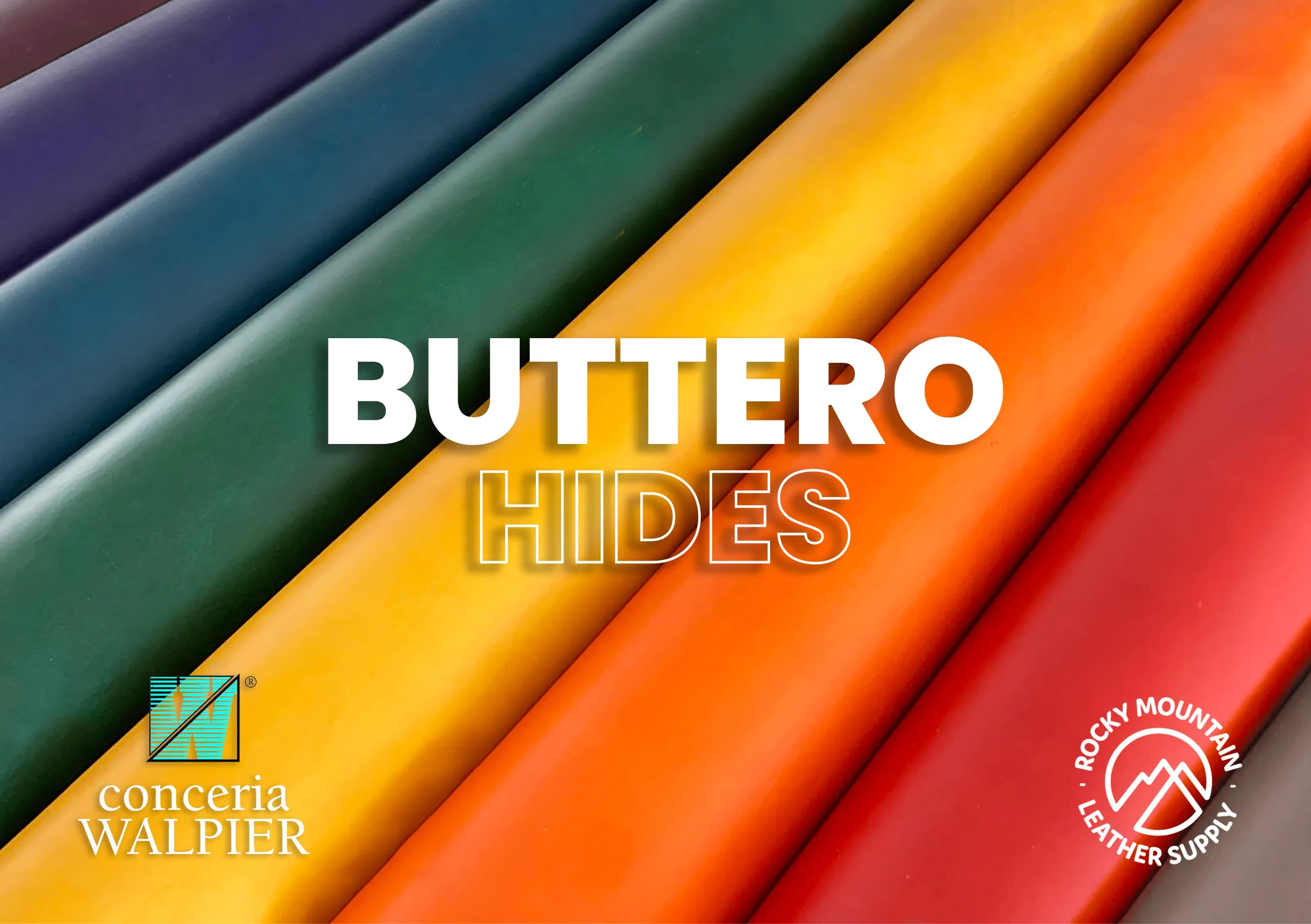 Conceria Walpier - Buttero - Veg Tanned Leather (HIDES 3oz/5oz/7oz)