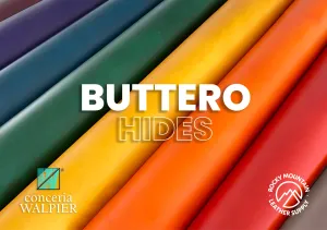 Conceria Walpier - Buttero - Veg Tanned Leather (HIDES 3oz/5oz/7oz)