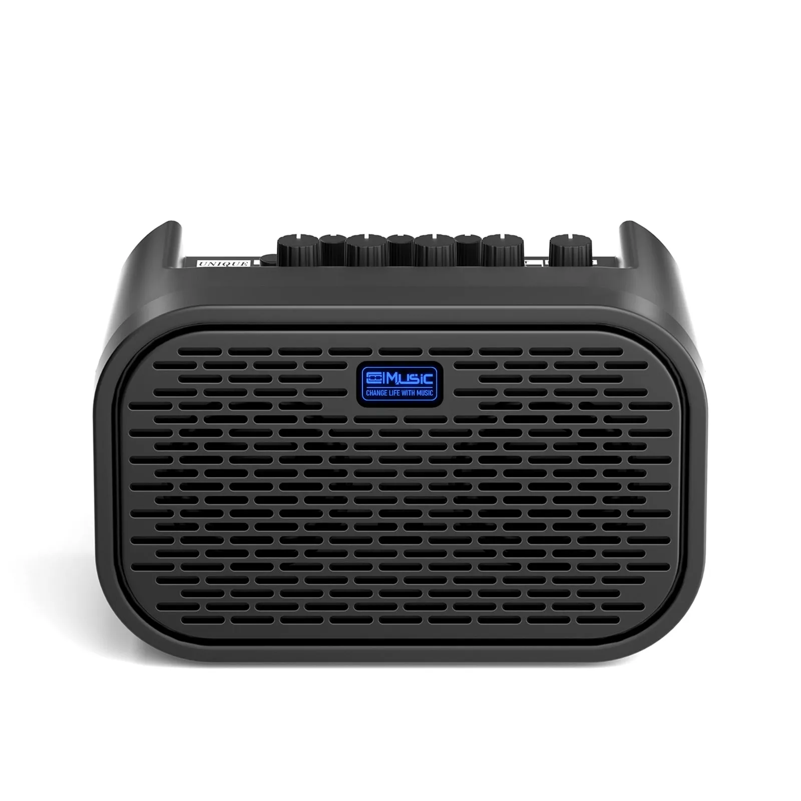 COOLMUSIC UNIQUE MINI 10 Watt Rechargeable Bluetooth Electric Guitar Amplifier(Only available in Germany)