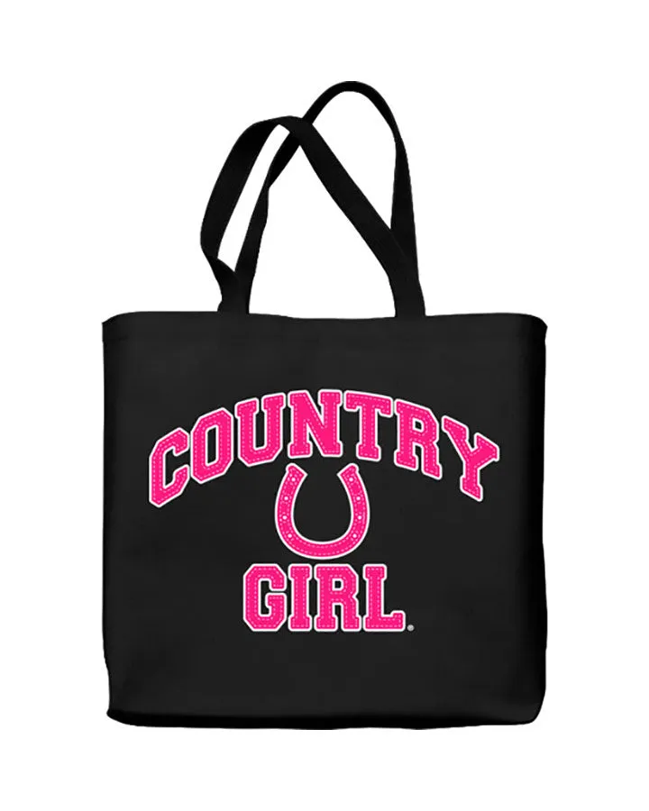 Country Girl® Lightweight Tote Bag Athletic Horseshoe