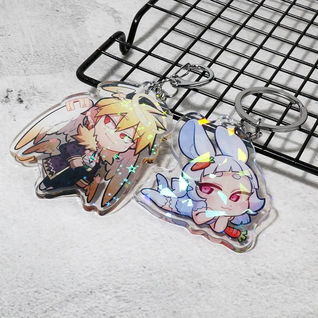 Custom Rainbow Acrylic Charms