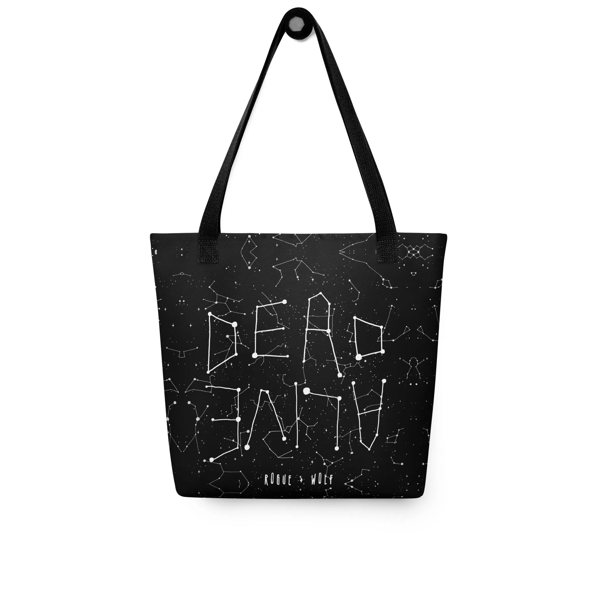 Dead or Alive Tote Bag - Witchy Vegan Tote Large Foldable & Reusable Bag for Travel Work Gym Grocery Cool Gothic Gifts