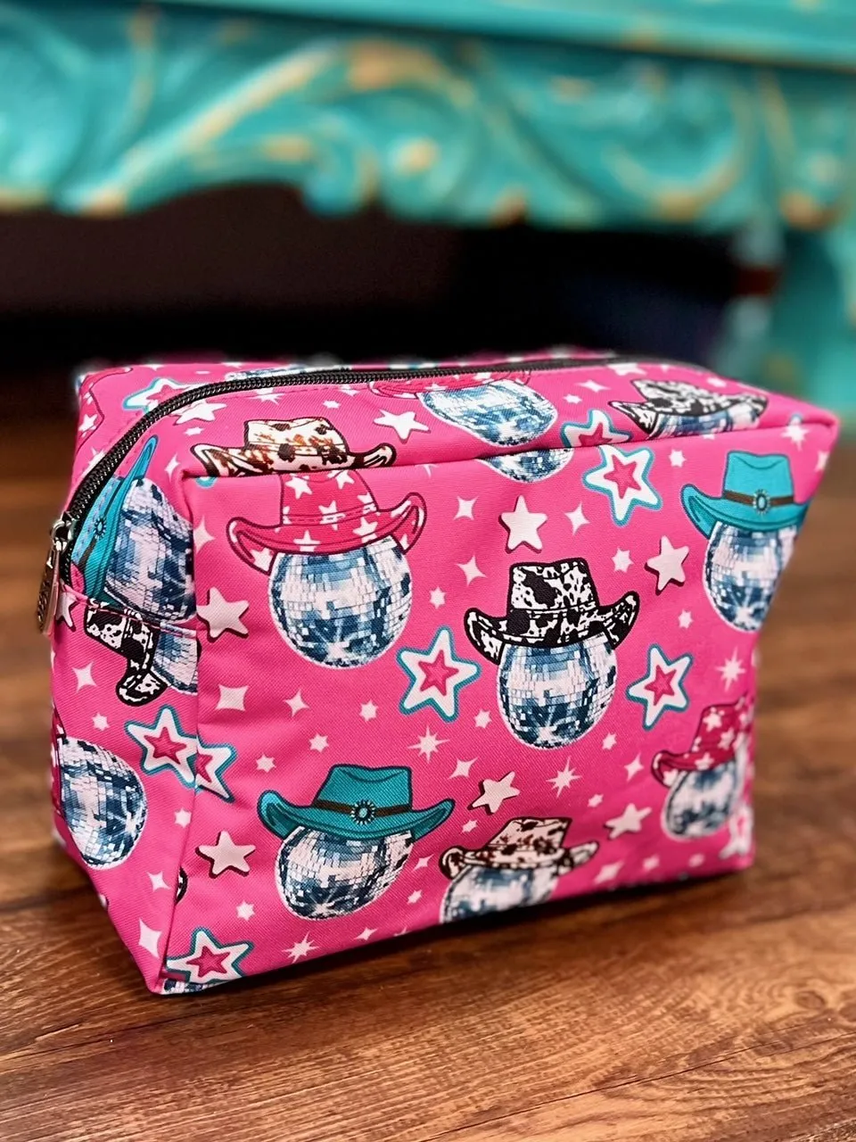 Disco Cowgirl Cosmetic Bag