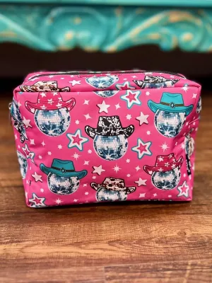 Disco Cowgirl Cosmetic Bag