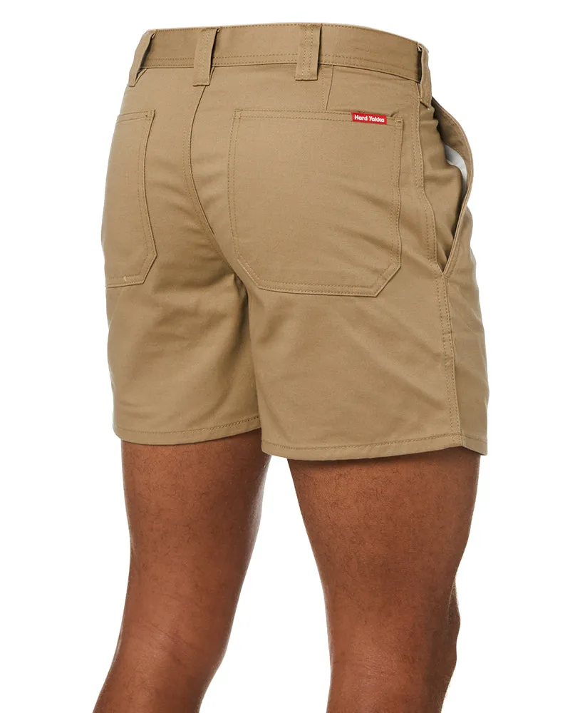 Drill Short With Belt Loop - Khaki