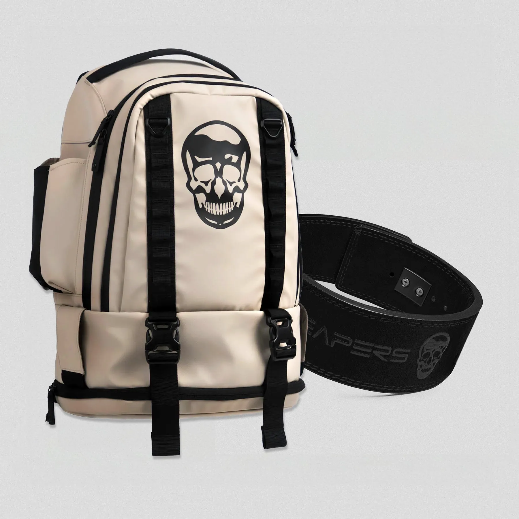 Gravestone Backpack & 10mm Lever Belt Combo - Desert Sand/Black