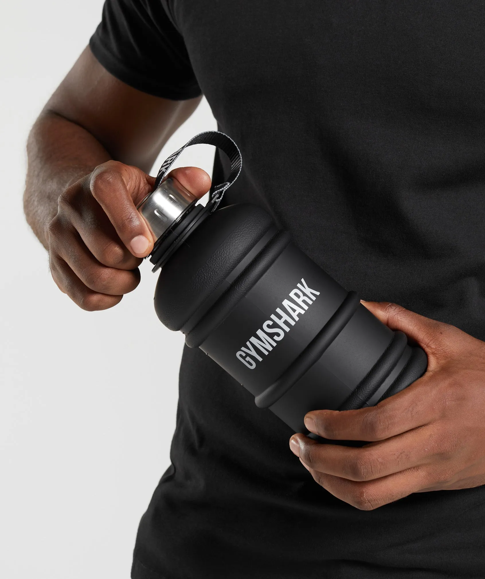 Gymshark 1L Water Bottle - Black