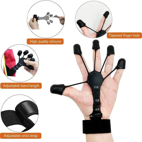 Hand Recovery Kit: Finger Exerciser, Grip Strengthener, Therapy Tools for Guitarists & Patients