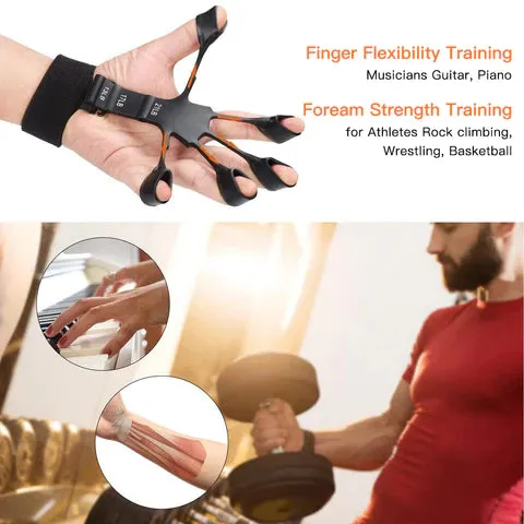 Hand Recovery Kit: Finger Exerciser, Grip Strengthener, Therapy Tools for Guitarists & Patients