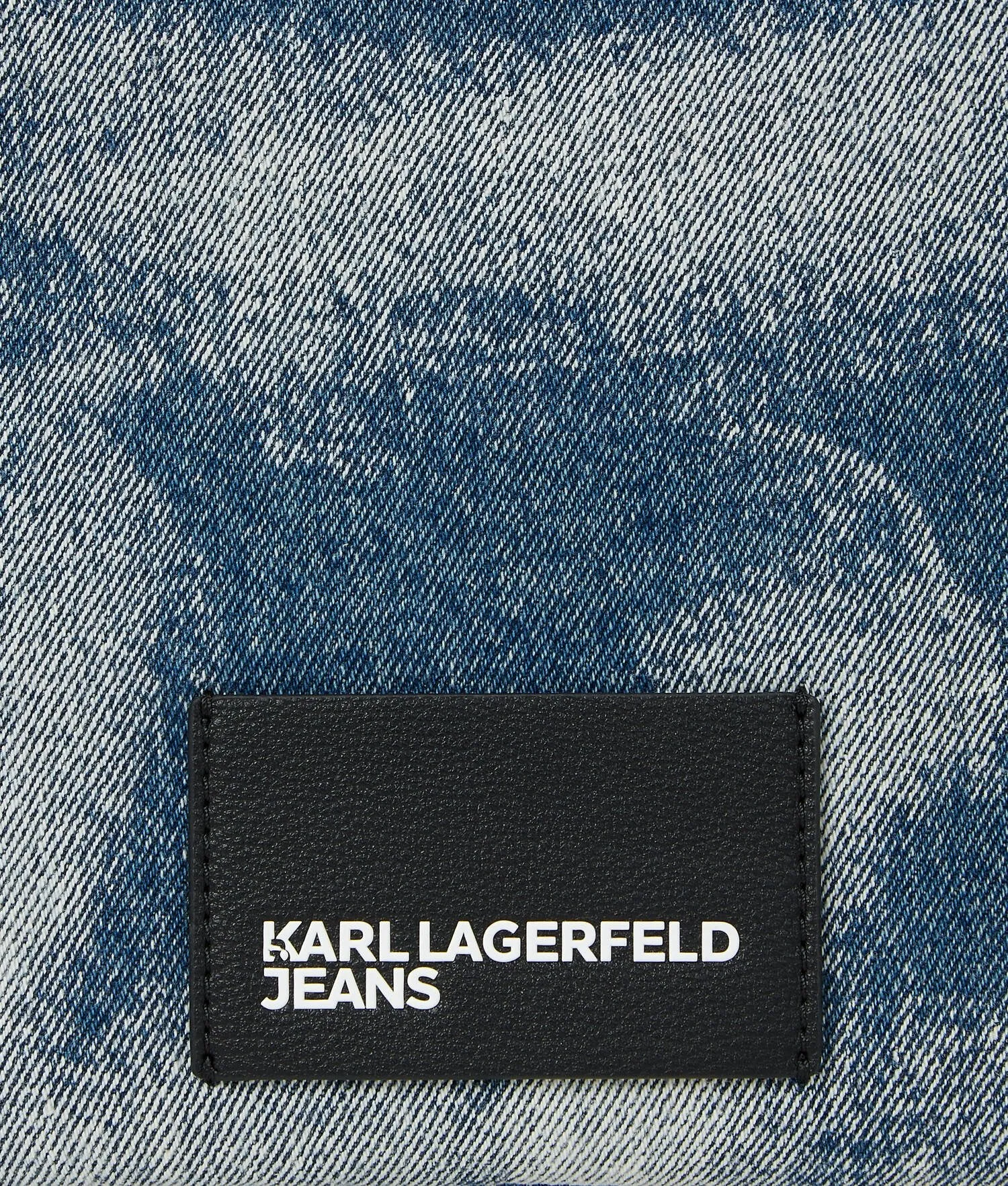 Karl Lagerfeld Bleached Hobo Bag | Denim