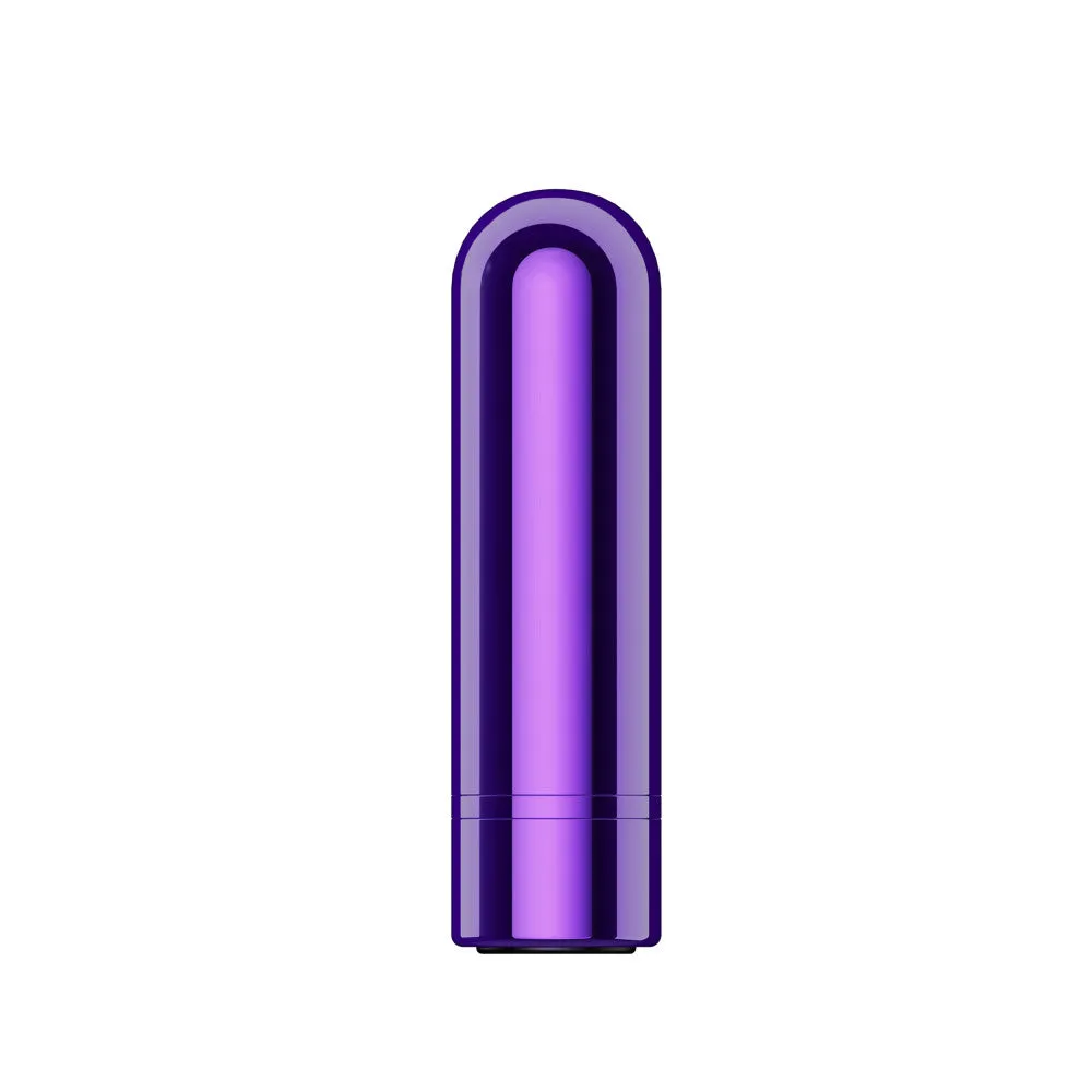 Kool Vibes By Blush® | Discreet & Travel-Friendly Mini Bullet Vibrator - 10 Vibration Modes Clitoral Stimulator - Grape