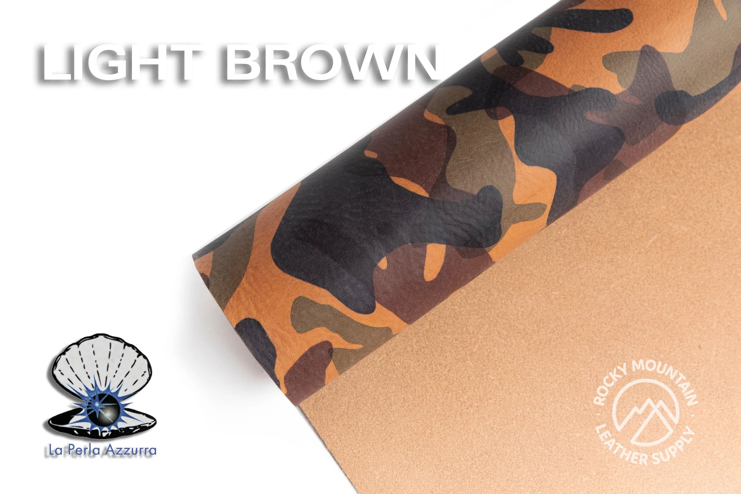 La Perla Azzurra - Camouflage (Camo) Leather (HIDES)