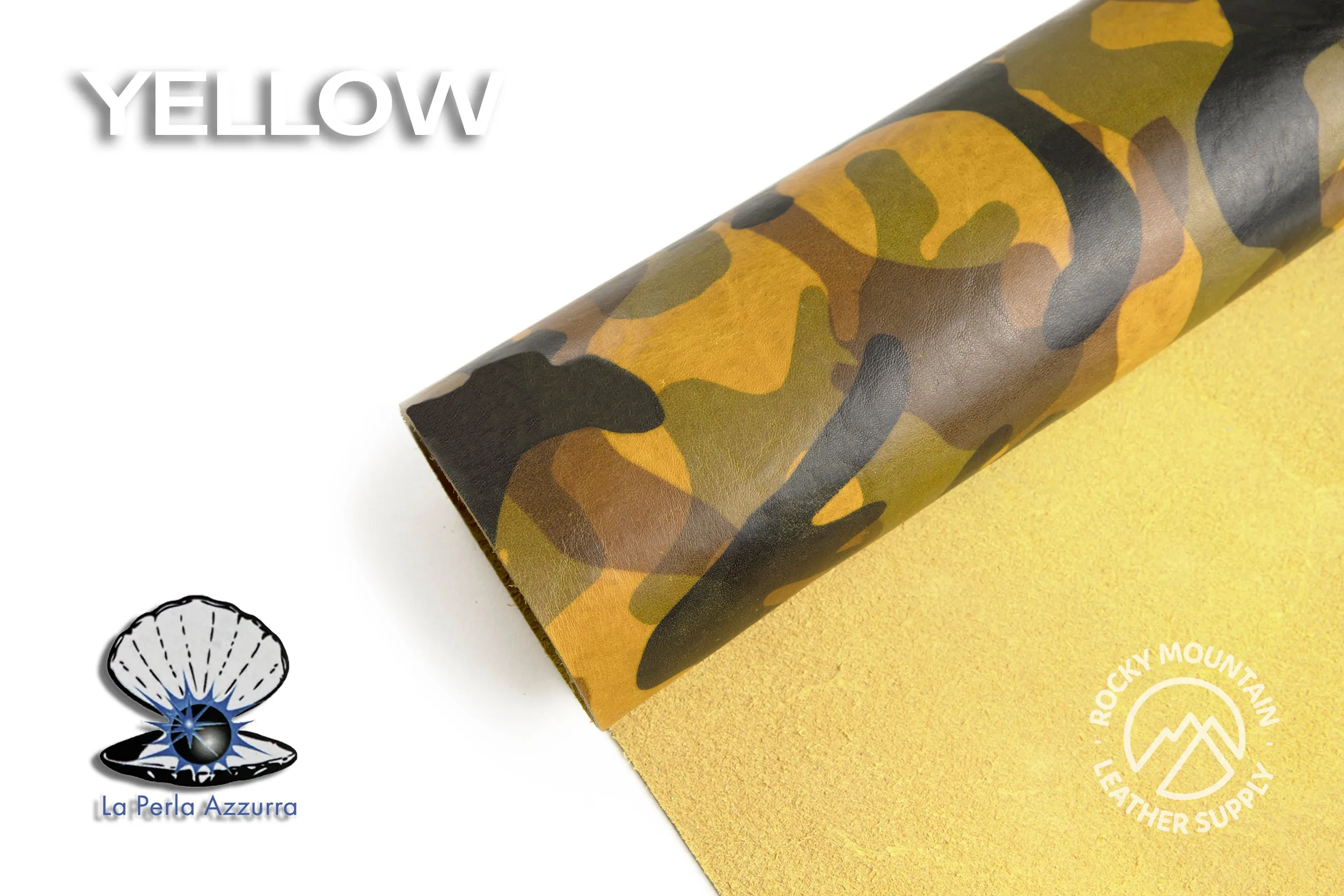 La Perla Azzurra - Camouflage (Camo) Leather (HIDES)