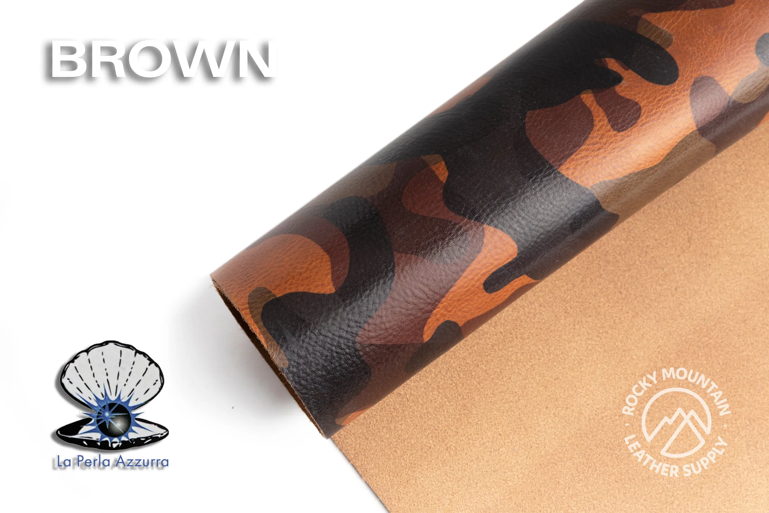 La Perla Azzurra - Camouflage (Camo) Leather (HIDES)