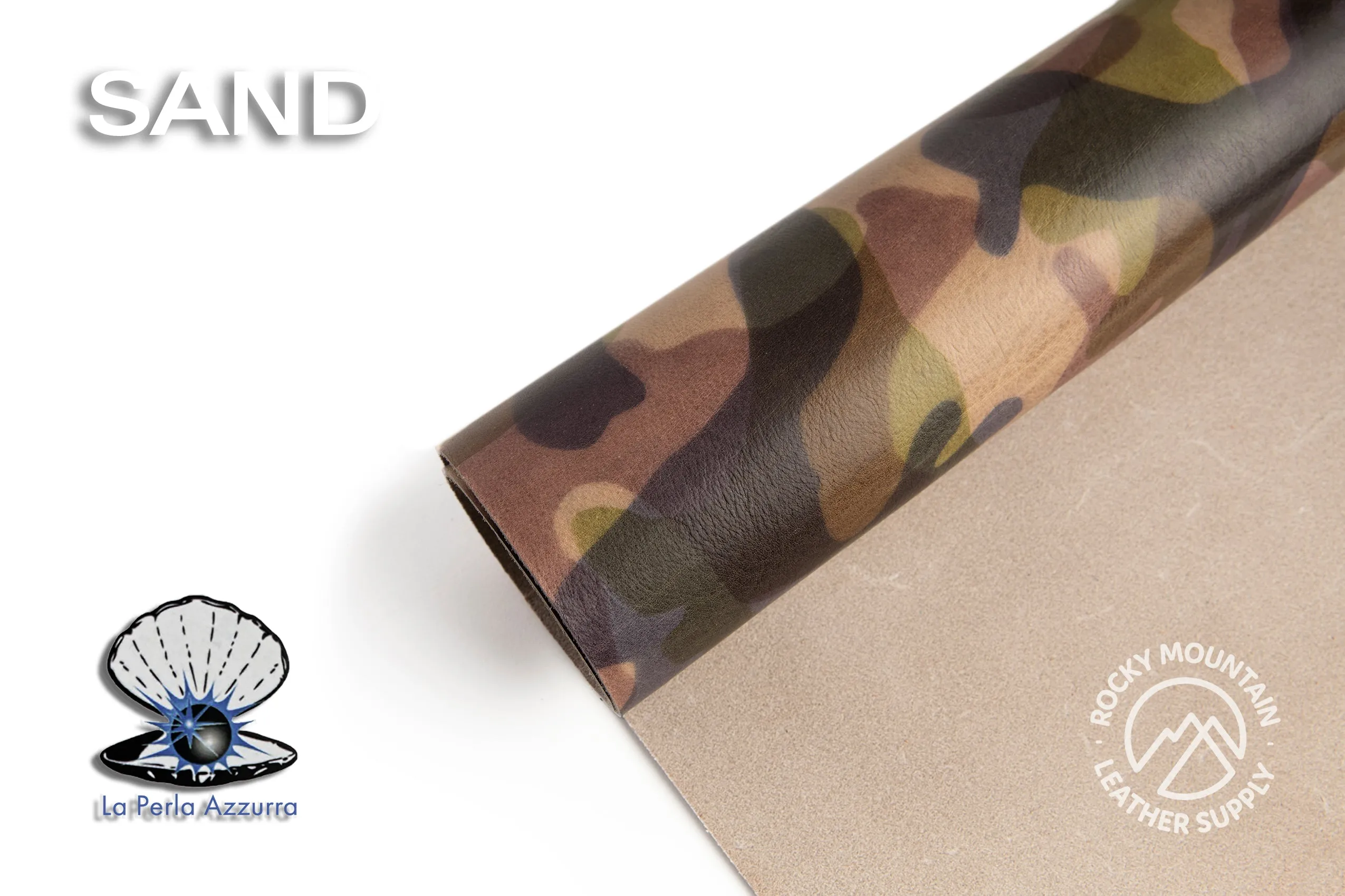 La Perla Azzurra - Camouflage (Camo) Leather (HIDES)