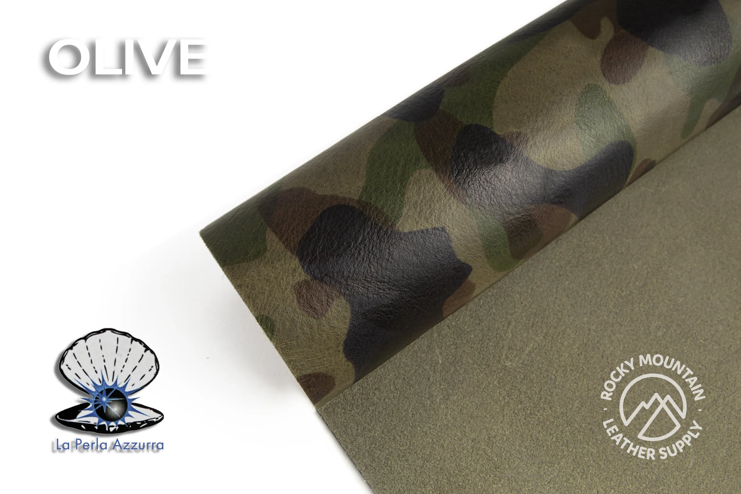 La Perla Azzurra - Camouflage (Camo) Leather (HIDES)