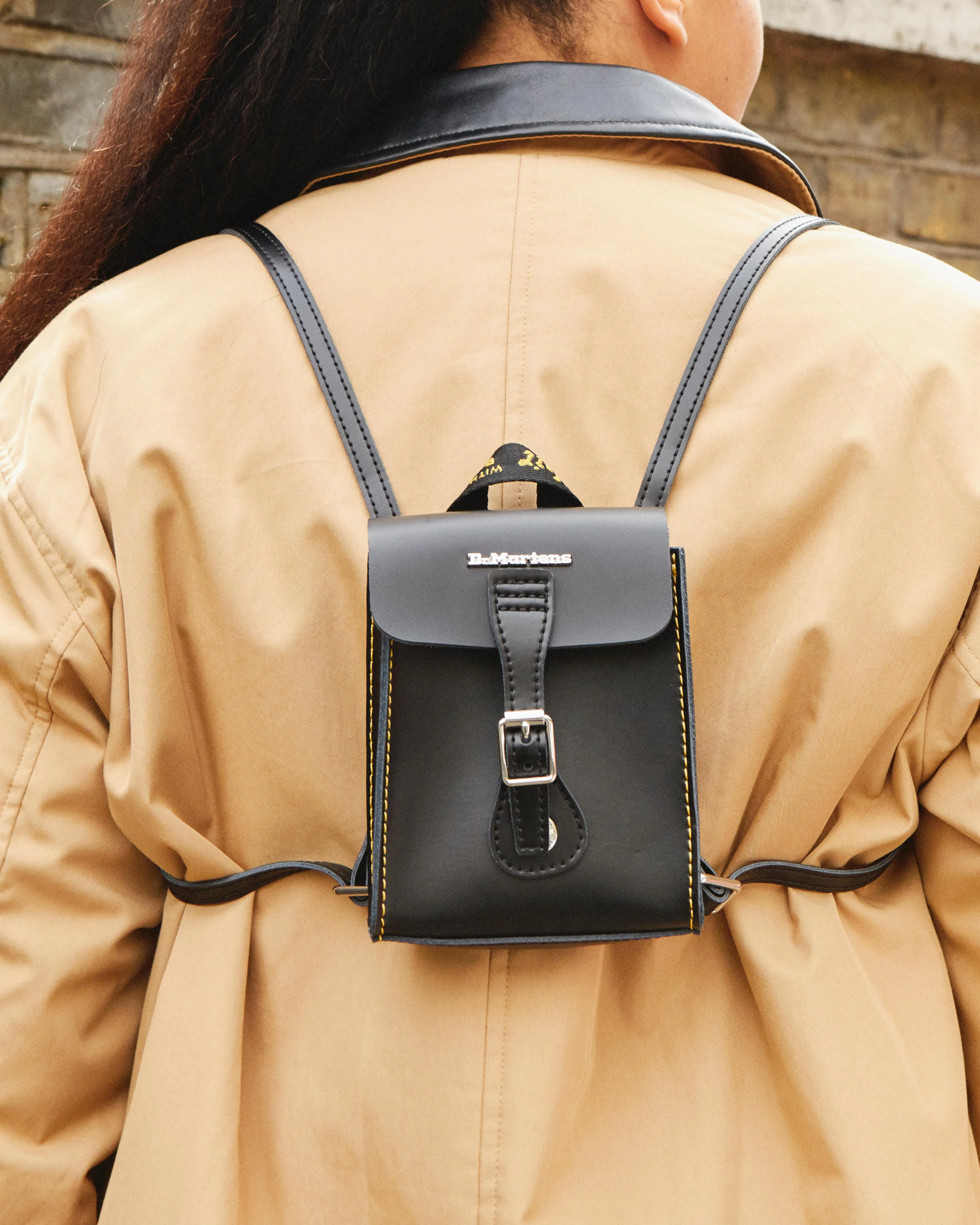 Micro Leather Backpack