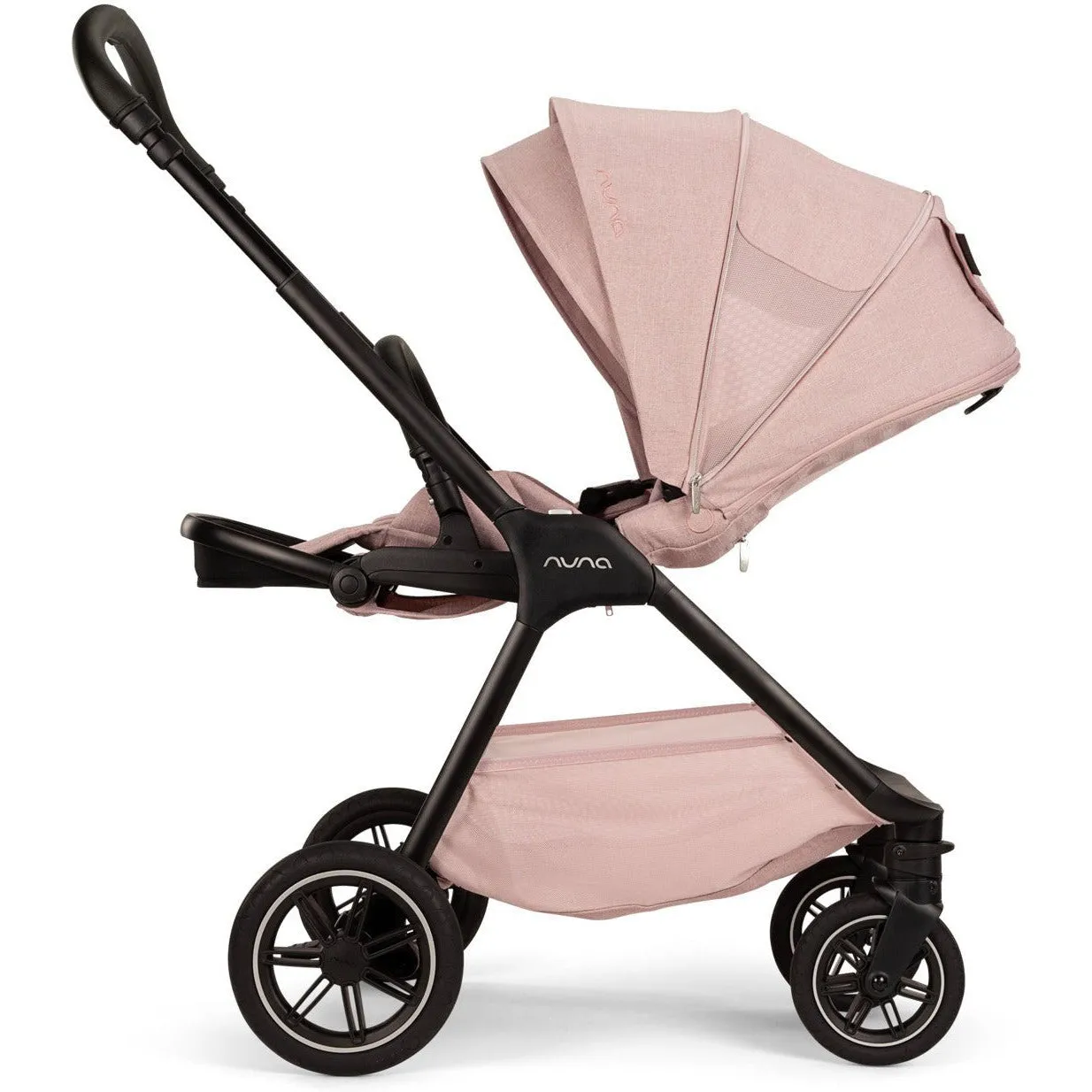 Nuna Triv Next Stroller with Magnetic Buckle | Thistle Collection