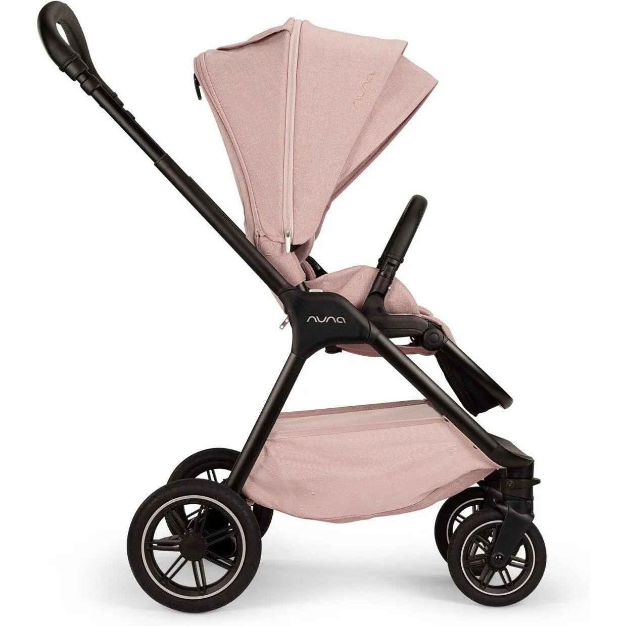 Nuna Triv Next Stroller with Magnetic Buckle | Thistle Collection