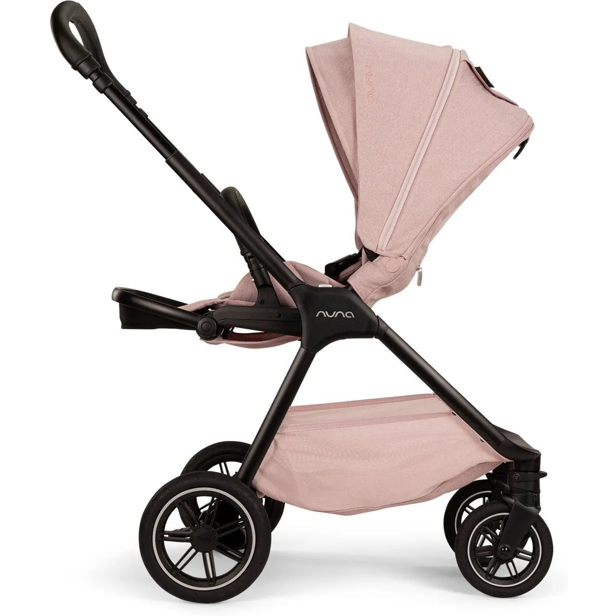 Nuna Triv Next Stroller with Magnetic Buckle | Thistle Collection