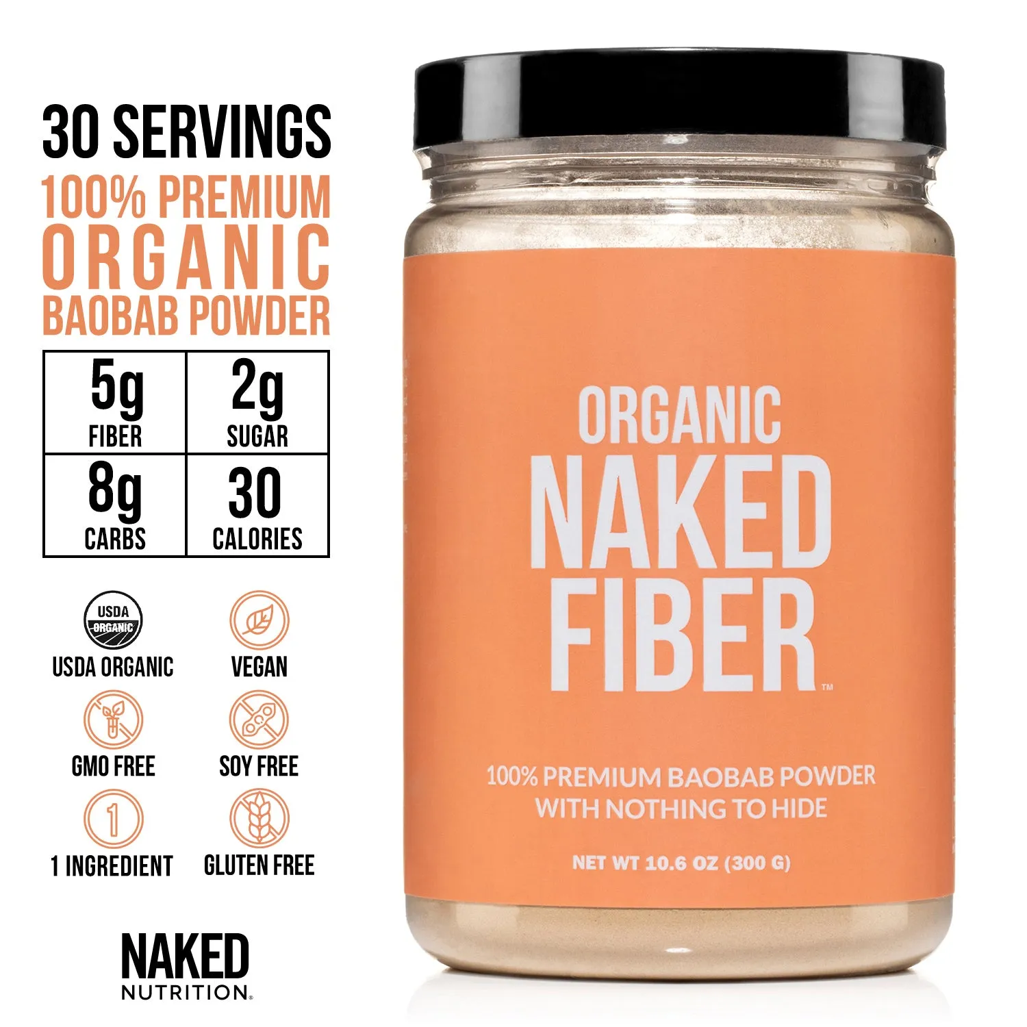 Organic Fiber Supplement | Naked Fiber