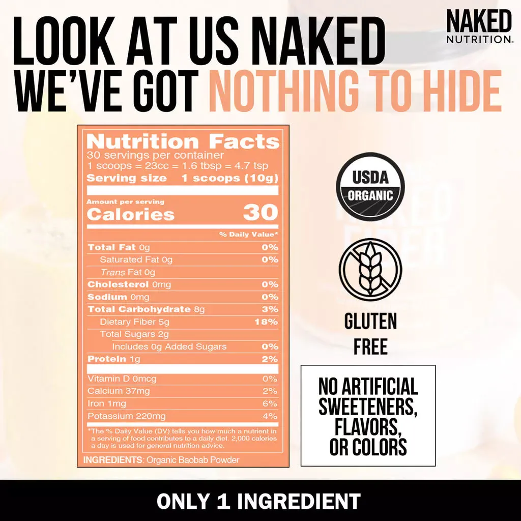 Organic Fiber Supplement | Naked Fiber