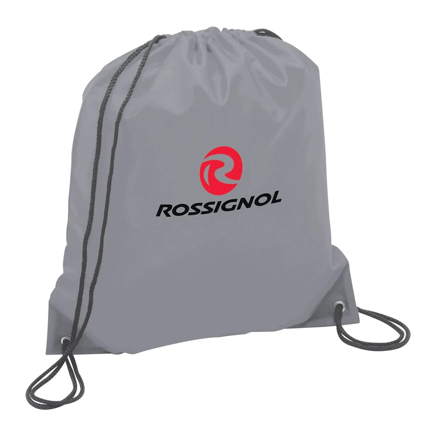 Oriole Polyester Drawstring Bag - Gray