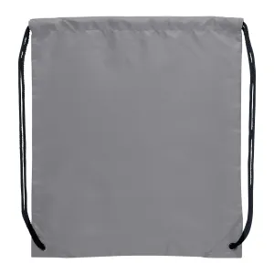 Oriole Polyester Drawstring Bag - Gray