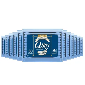 Q-Tips Swabs Purse Pack 30 Each - 36 Pack