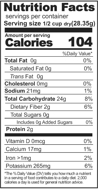 Rainy Day Foods Dehydrated Potato Slices 20 lbs (Four 5 lbs Bags) Box - 320 Servings