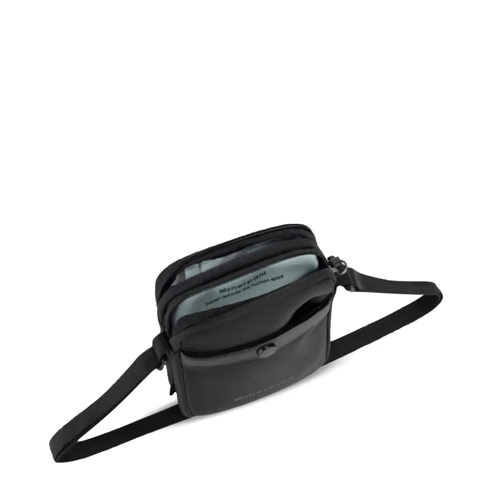 Sherpani Simplicity Anti-Theft Crossbody Wallet in Carbon Black