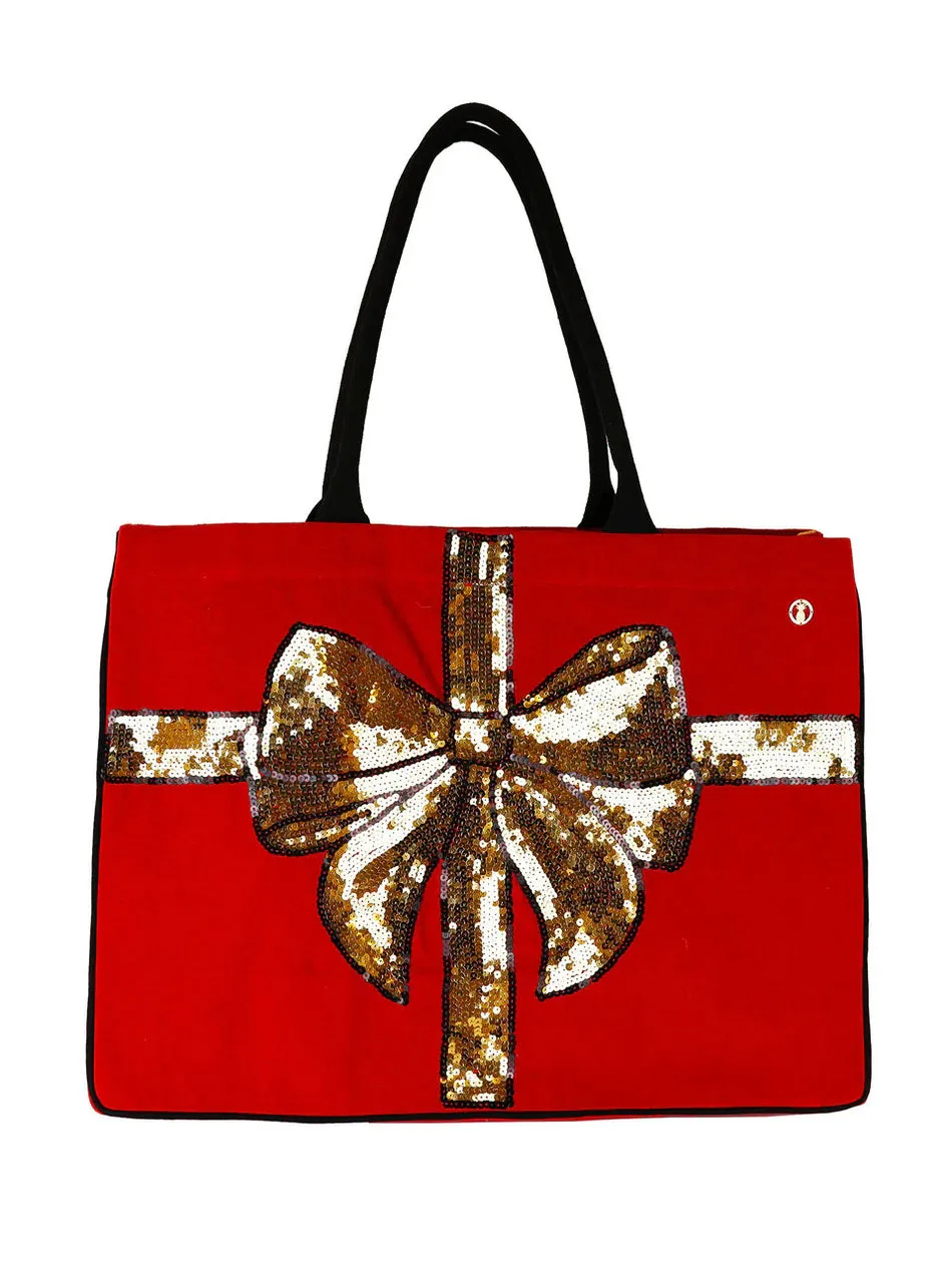 Simply Southern Tote, Sequin Bow