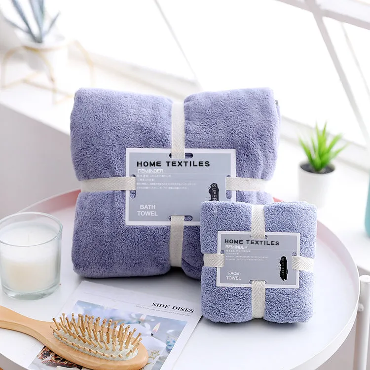 Soft and Absorbent Towel Set for Home and Spa Use, HG0062