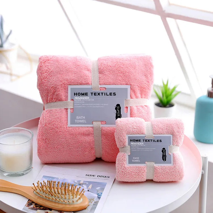 Soft and Absorbent Towel Set for Home and Spa Use, HG0062