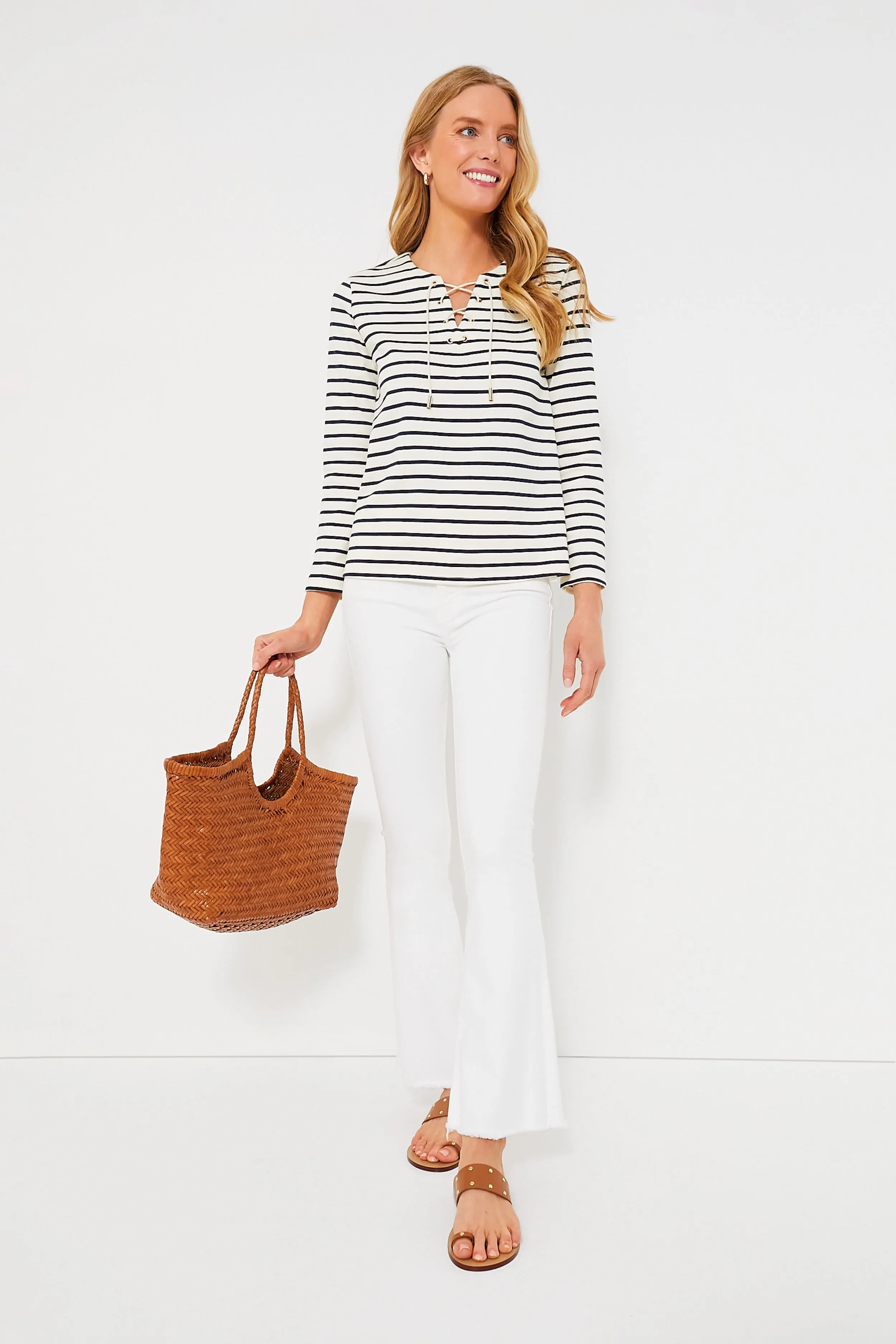 Tan Big Nantucket Basket