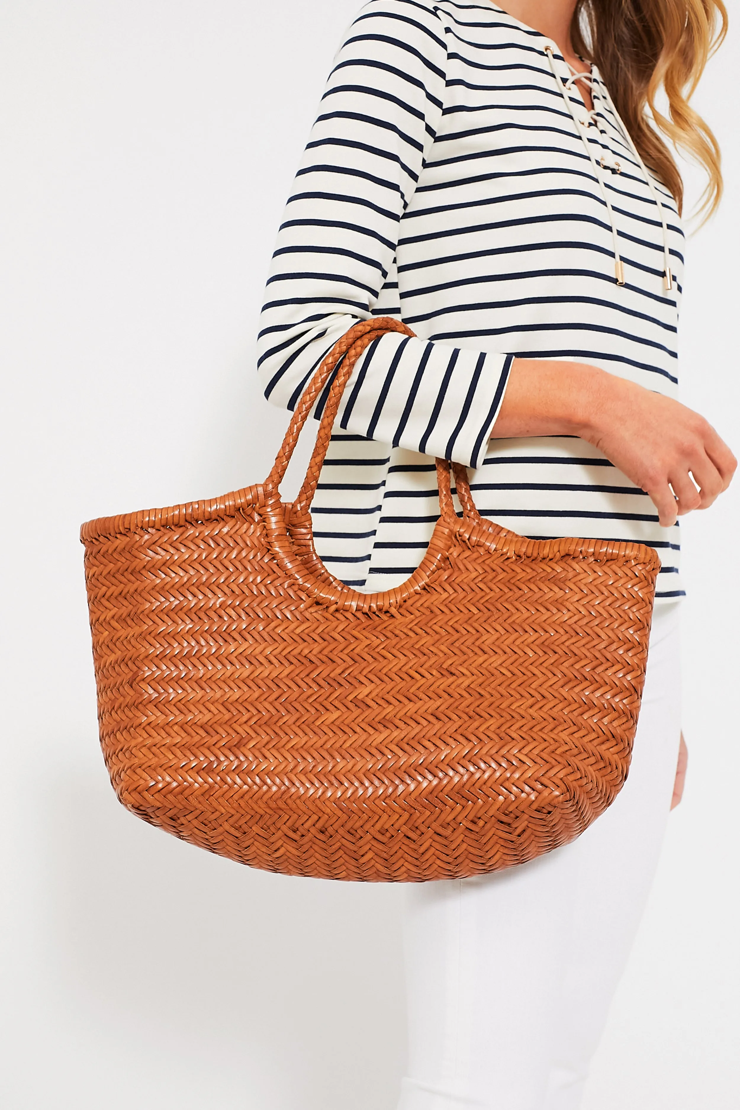 Tan Big Nantucket Basket