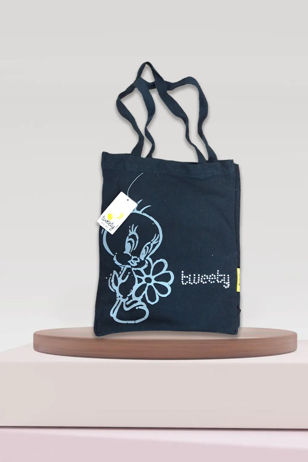 Tweety Black Tote Bag