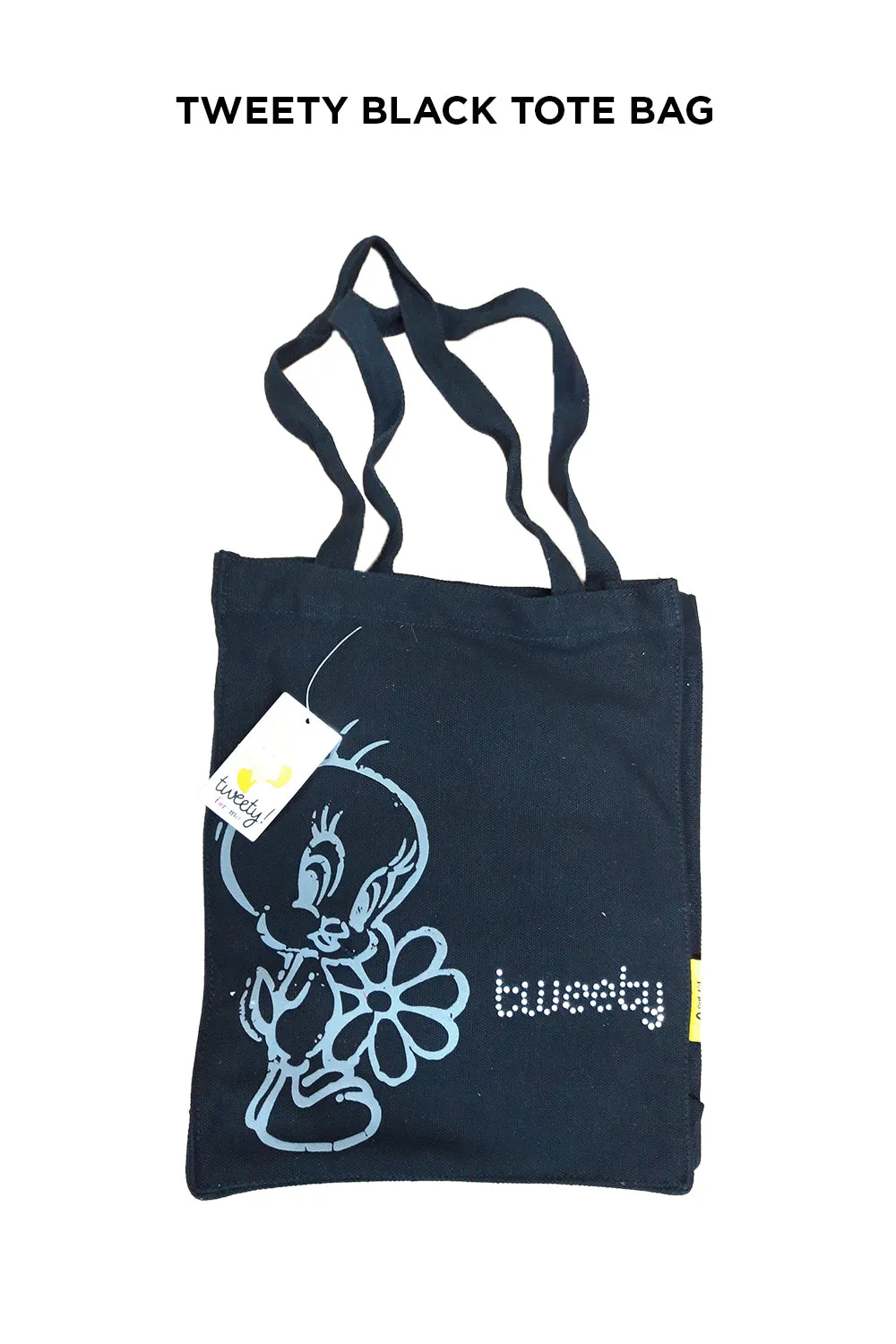 Tweety Black Tote Bag